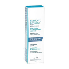 Ducray Keracnyl Glycolic + كريم مضاد للرؤوس السوداء 30 مل