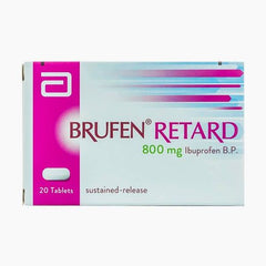 Brufen Retard 800Mg Tablets, 20 Count