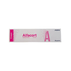 Alfacort Hydrocortisone 1% Cream, 30g