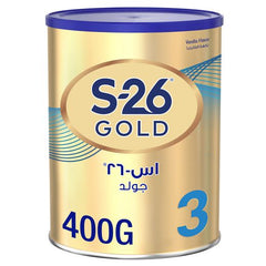 اس 26 حليب بروجرس جولد علبة مرحلة 3 400 غ