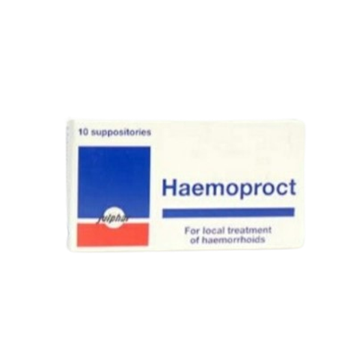 Haemoproct Suppositories, 10 Pieces