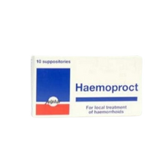 Haemoproct Suppositories, 10 Pieces