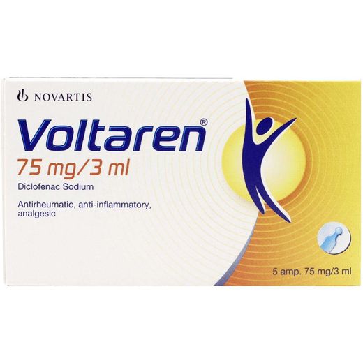 Voltaren 75mg/3ml Ampoules, 5 Pieces