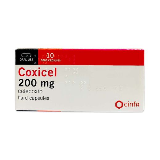 Cinfa Coxicel 200Mg Celecoxib Hard 10 Capsules