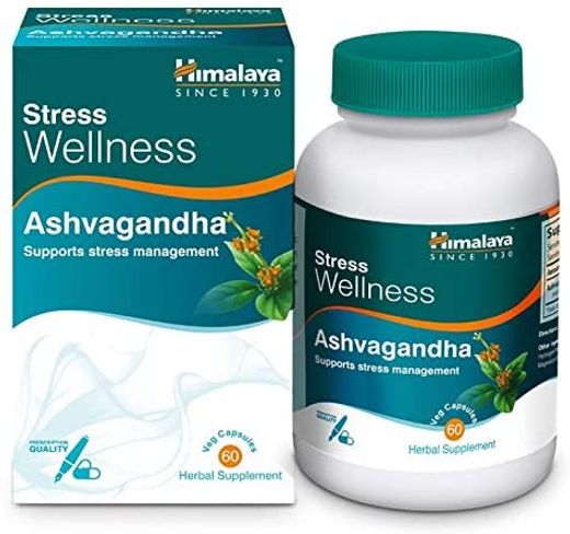 Himalaya Wellness Ashvagandha Stress Management Herbal Supplement - soy free, sugar free