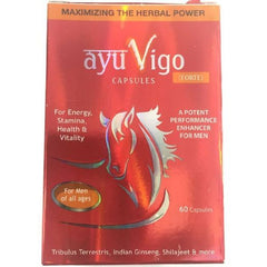 Ayu Vigo Performance Enhancer For Men Of All Ages 60 Capsules