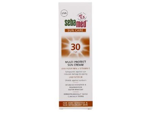 Seba Med Sun Care 30 High Multi Protect Sun Cream For Very Sensitive Skin 75 Ml