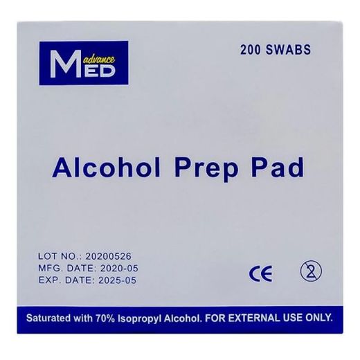 Advance Med Alcohol Pad, 200 Pieces