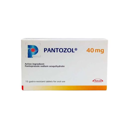 Pantozol 40mg Tablets, 15 Pieces