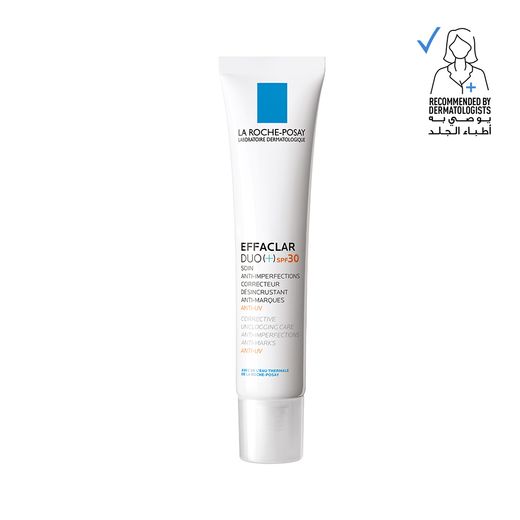 La Roche-Posay Effaclar Duo+ SPF30 Acne Treatment Cream for Oily and Acne Prone Skin, 40ml