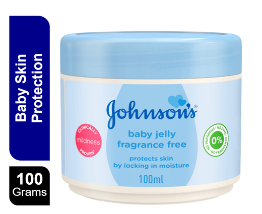 Johnson's Baby Jelly Fragrance Free, 100g