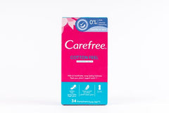 Carefree Cotton Unscented Panty Liner, 34 Pads