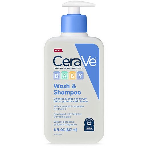 CeraVe Baby Wash & Shampoo, 237ml