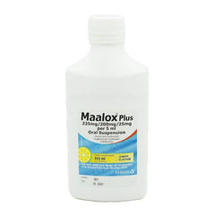 Maalox Plus Suspension Lemon 355Ml