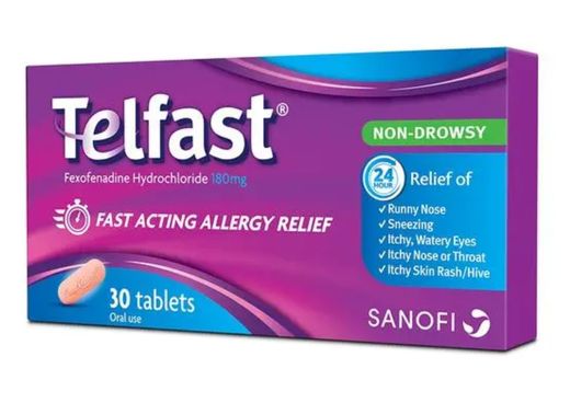 Telfast 180mg tab 30s