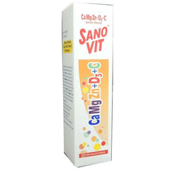 Sanovit Camgzn+D3+C Effervescent Tablets 20 Pieces