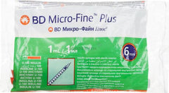 Bd Micro-Fine Plus Insulin Syringe, 1m, 1ml