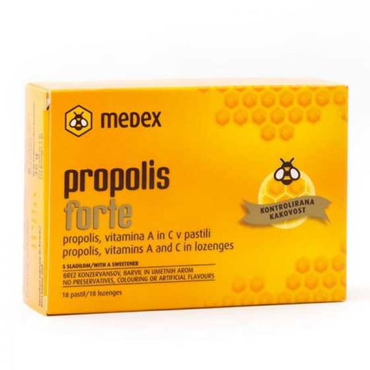 Medex Propolis Forte Lozenges, 18 Counts