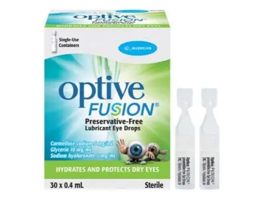 Optive Fusion UD Eye Drops 30 x 0.4 ml