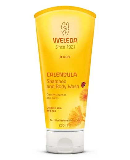 Weleda Calendula Baby Shampoo & Body Wash 200 ml