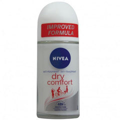 Nivea Dry Comfort Deodorant Antiperspirant Roll On, 50ml