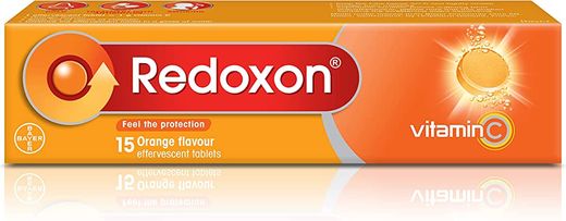 Redoxon Orange 1gm Effervescent Tablets, 15 Tablets