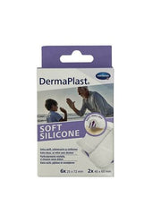 Dermaplast Soft Silicone Plaster Assorted, 8 Count