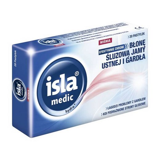 Isla Medic Hydro+ Cherry Lozenges, 20 Lozenges