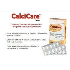 Calcicare Tablets 30S Calcium Magnesium Zinc & Vitamin D