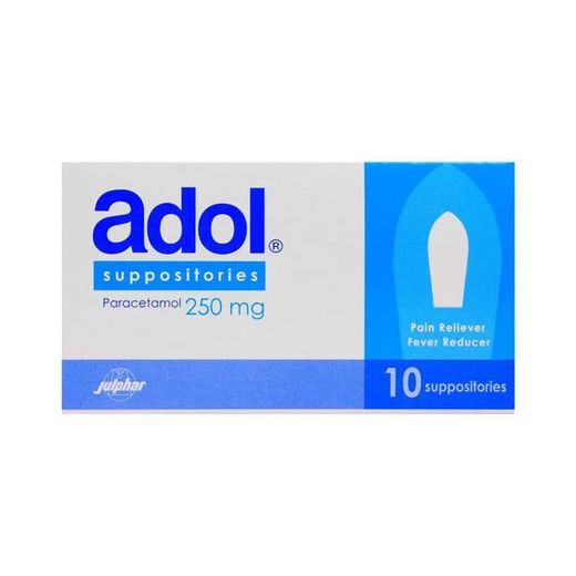 Adol 250mg Suppositories, 10 Count