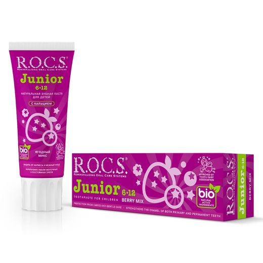 ROCS Junior Berry Mix 6-12m Toothpaste 60ml