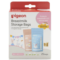 Pigeon Breastmilk Storage Bags 180ml 25 Bags