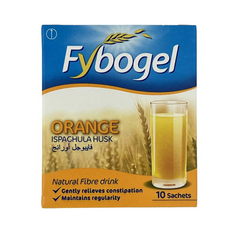 FyboGel Natural Fibre Orange Drink 10 Sachets