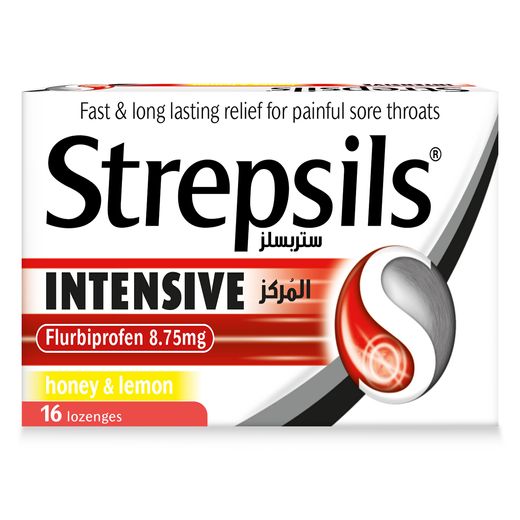 Strepsils Intensive Honey Lemon 16 lozenges