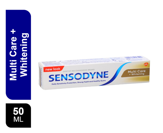 Sensodyne Multi Care Plus Whitening Toothpaste, 50ml