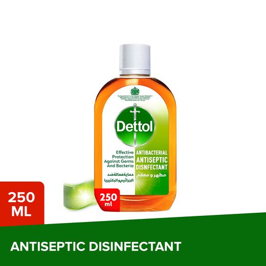 Dettol Antibacterial Antiseptic Disinfectant Liquid, 250ml