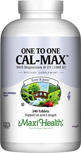 Principle Calmax 500mg Calcium Supplement with Magnesium & Vitamin D 30 tablets