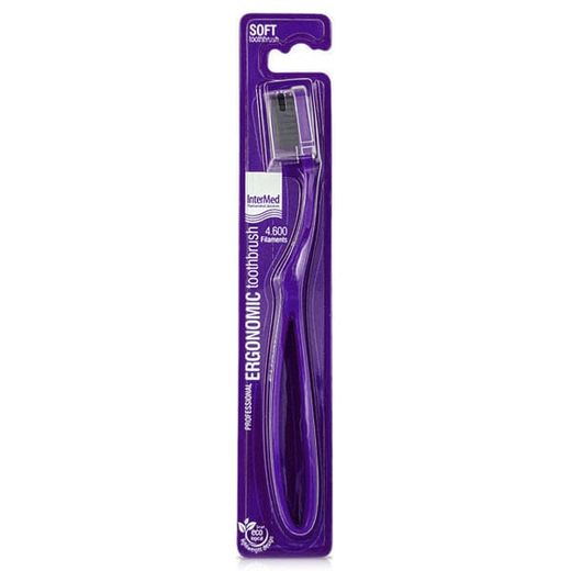 Intermed Professional Ergonomic Medium Toothbrush - Purple, 1 Piece