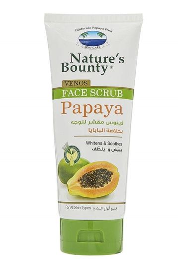 Nature's Bounty Papaya Venos Face Scrub, 200ml