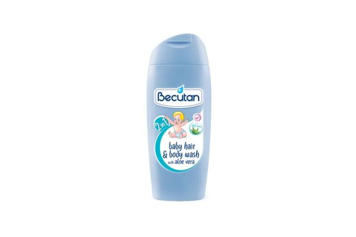 Becutan 2-in-1 Alovera Hair and Body Wash, 200ml