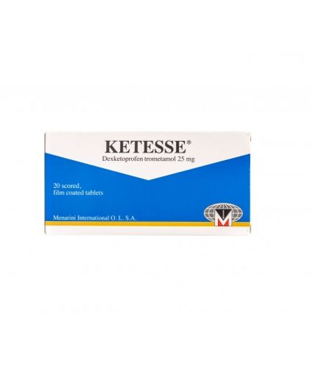 Ketesse 25mg Tablets, 20 Tablets