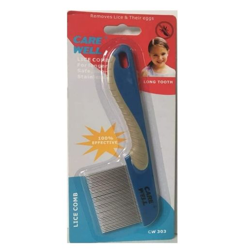 Care Well 2 in 1 Metallic Lice Comb