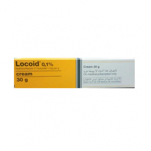 Locoid 0.1% Hydrocortisone 17 Butyrate 1mg Cream, 30g