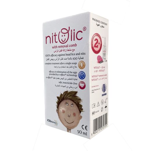 Nitolic Head Lice & Nits Spray, 50ml