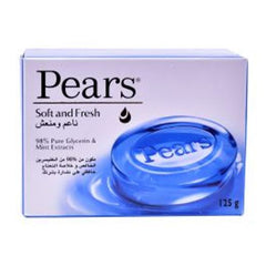 Pears Glycerine Soap Soft Fresh Blue 125 g