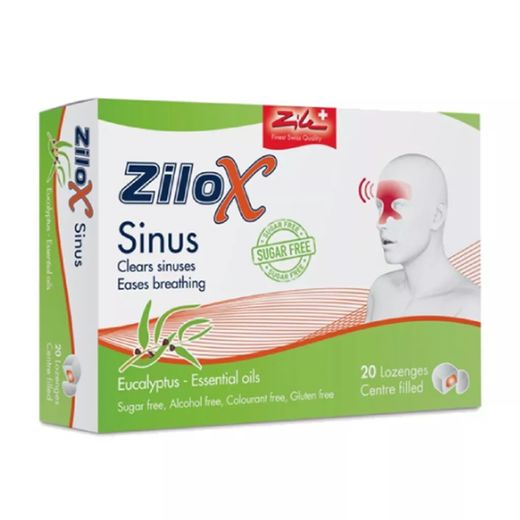 Zilox Sinus Lozenges, 20 Count