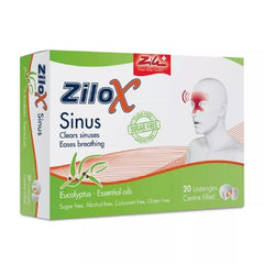 Zilox Sinus Lozenges, 20 Count