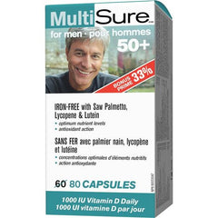 Webber Naturals Multisure For Men 50+ Capsules 60 Pieces