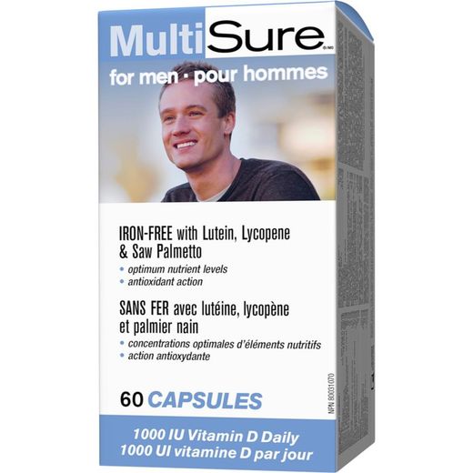 Webber Naturals Multisure For Men Capsules 60 Pieces