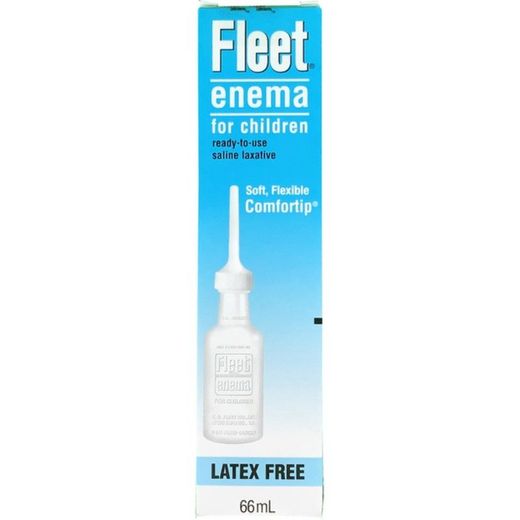 Fleet Enema Saline Laxative Constipation Relief for Children - latex free 66 ml